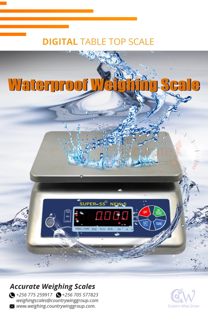 dirt proof weighing scale